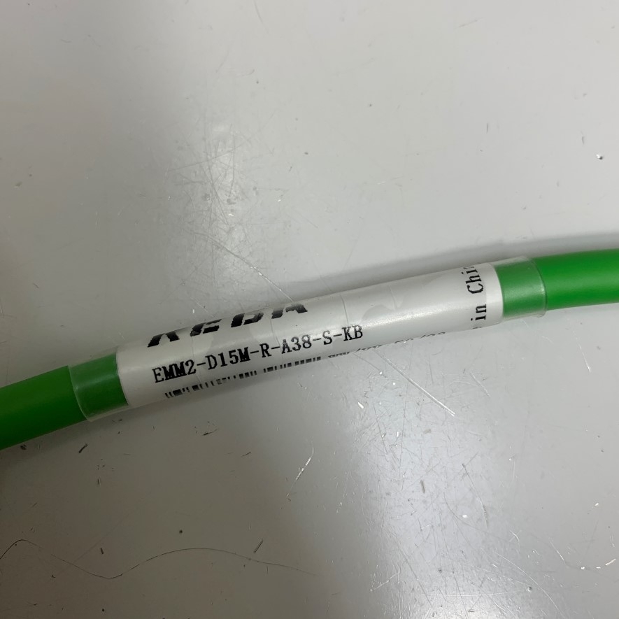 Cáp 3.8M 12.7ft KEBA EMM2-D15M-R-A38-S-KB Cable Connector ILME CDF-08 8 Pin to DB15 VGA 15 Pin Male For KEBA Servo Motor and Drives
