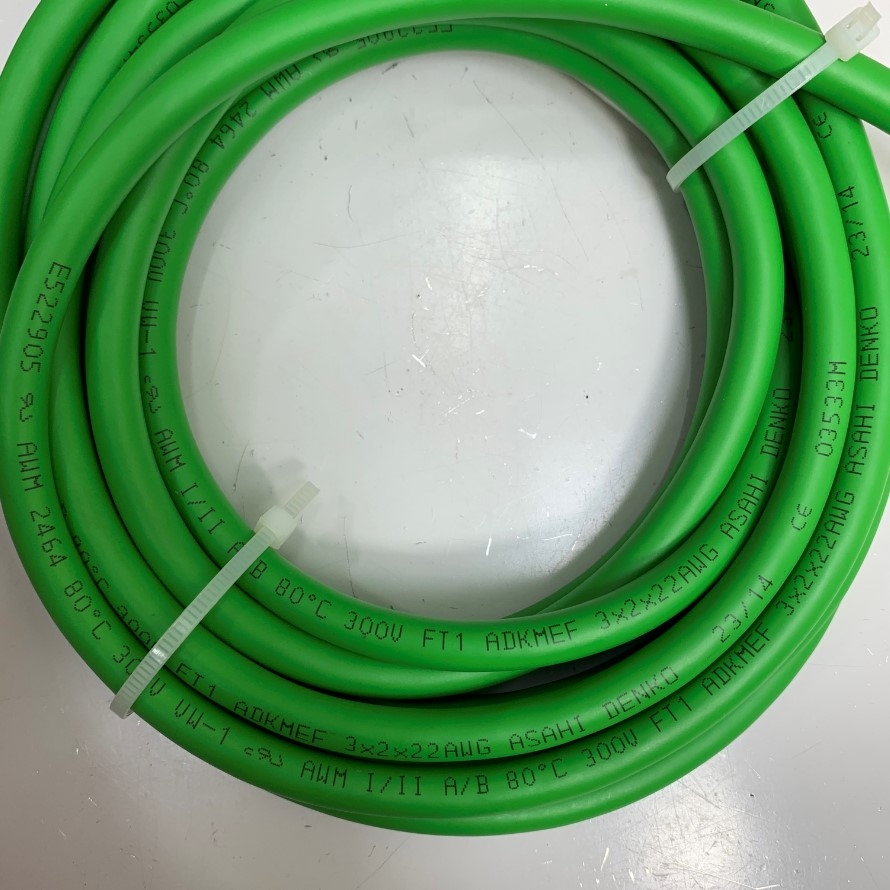 Cáp 3.8M 12.7ft KEBA EMM2-D15M-R-A38-S-KB Cable Connector ILME CDF-08 8 Pin to DB15 VGA 15 Pin Male For KEBA Servo Motor and Drives