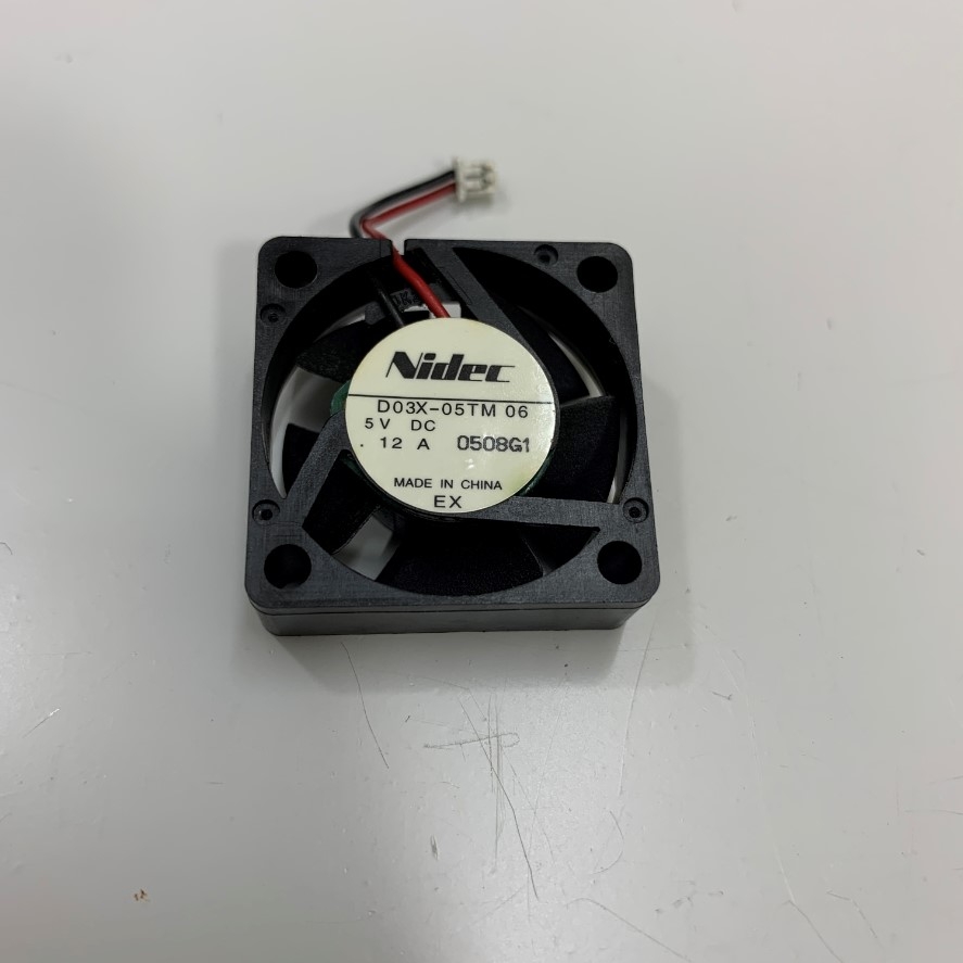 Fan NIDEC D03X-05TM 5V 0.12A 0.6W 30x30x10mm DC 2Pin For IAI Corporation RPCON-42P-H