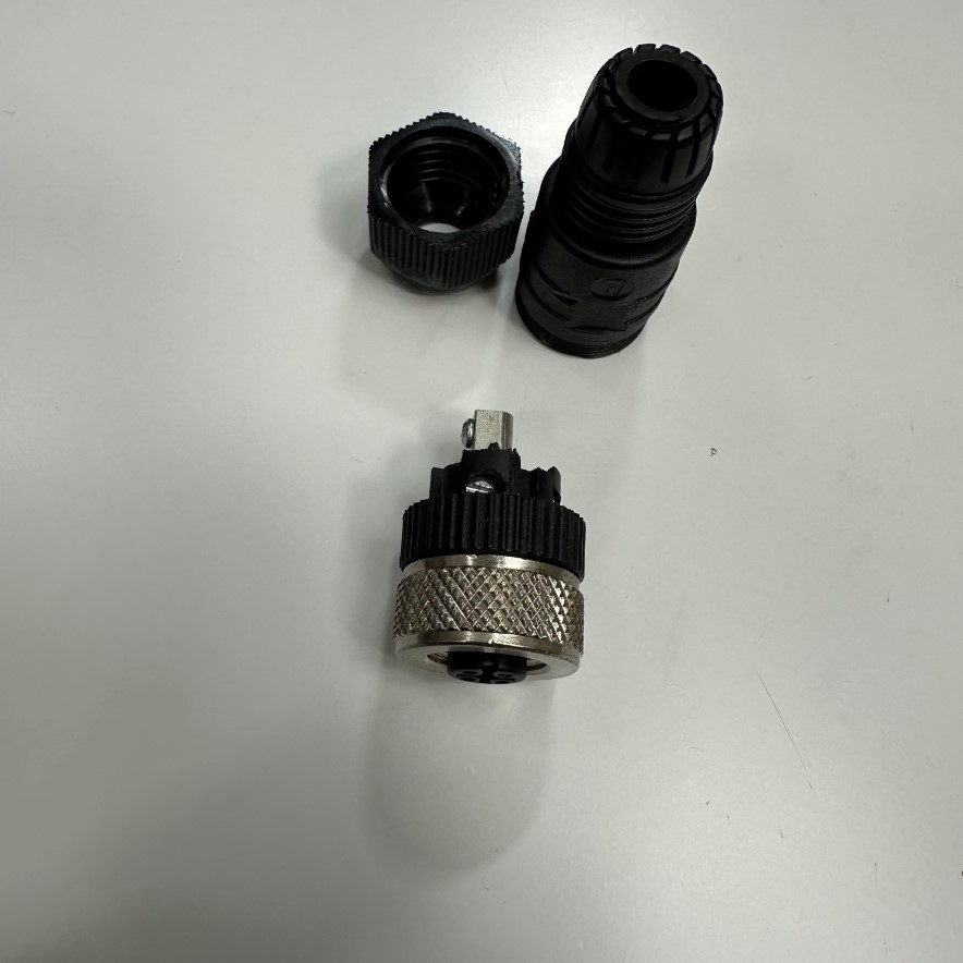 Đầu Jack Lumberg Automation Connector M12 A-Coded 5 Pin Female Straight IP65, IP67, RSC Series For Industrial Sensor Cable M12 Connector Circular