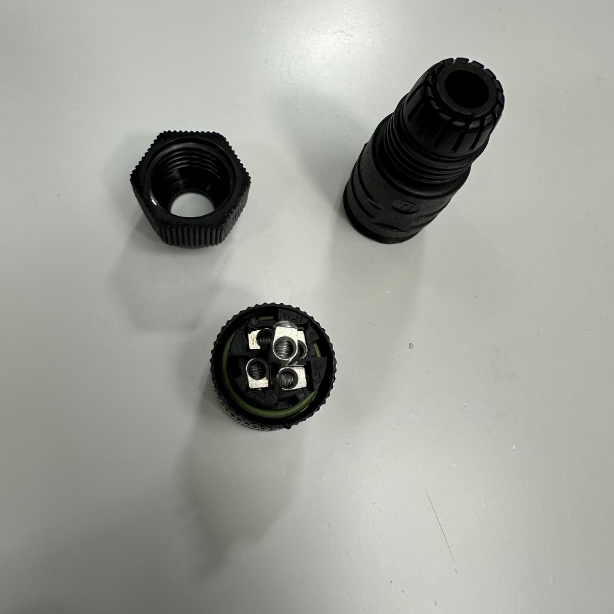 Đầu Jack Lumberg Automation Connector M12 A-Coded 5 Pin Female Straight IP65, IP67, RSC Series For Industrial Sensor Cable M12 Connector Circular