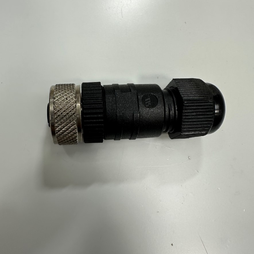 Đầu Jack Lumberg Automation Connector M12 A-Coded 5 Pin Female Straight IP65, IP67, RSC Series For Industrial Sensor Cable M12 Connector Circular