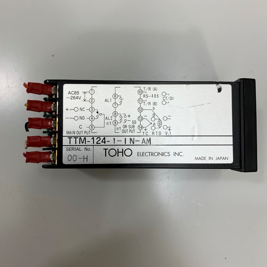 Toho Electronics TTM-124 Temperature Controller Hàng Original Theo Thiết Bị Đã Qua Sử Dụng in JAPAN