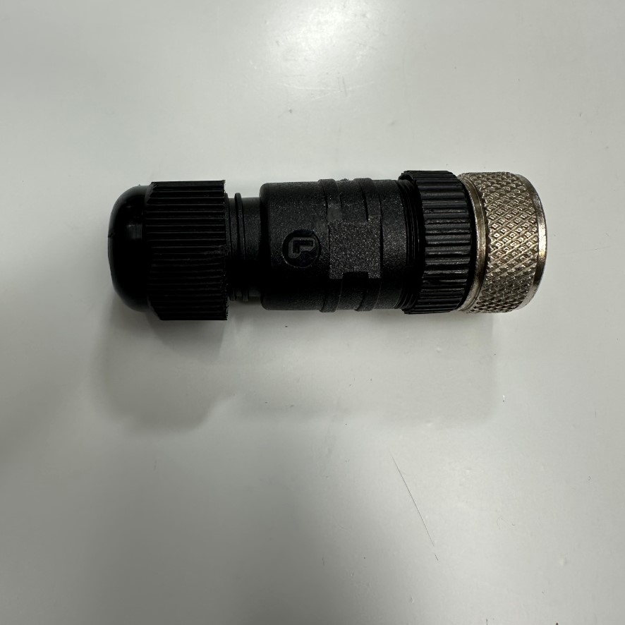 Đầu Jack Lumberg Automation Connector M12 A-Coded 4 Pin Female Straight IP65, IP67, RSC Series For Industrial Sensor Cable M12 Connector Circular