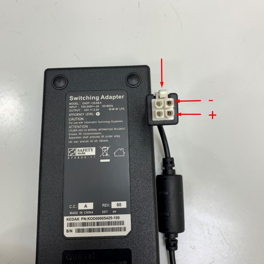 Adapter 54V 2.5A EADP OEM Delta ADP-150AR B 54V 2.78A Connector Size Molex 4 Pin Pitch 4.2mm For Switch PoE Cisco CBS350-8FP-E-2G-EU