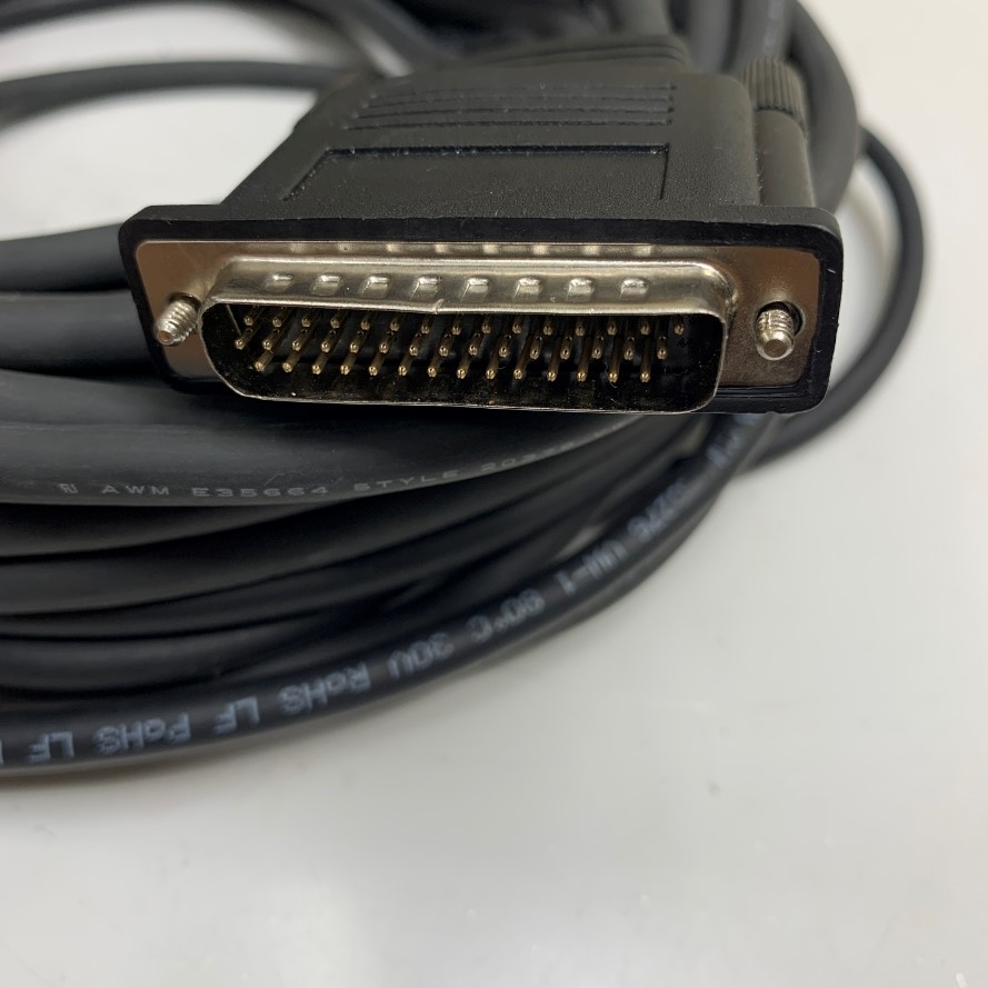 Cáp 5M 17ft P1.6 4CH DB44 Plus 44 Pin Male to 3 Camera Hirose 12 Pin Female HR10A-10P-12S(73) Video Splitter Cable For CCD Machine Vision Camera Cable