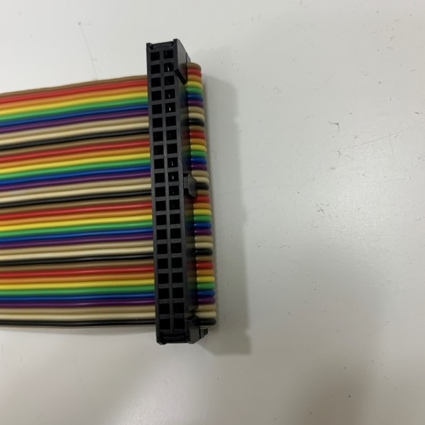 Cáp Bẹ Nhiều Mầu IDC 40 Pin 2.54mm Pitch Flat Ribbon Data Rainbow Color Cable Connector Type A Dài 0.3M