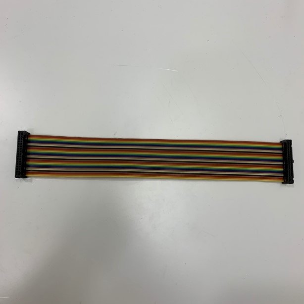 Cáp Bẹ Nhiều Mầu IDC 34 Pin 2.54mm Pitch Flat Ribbon Data Rainbow Color Cable Connector Type A Dài 0.3M