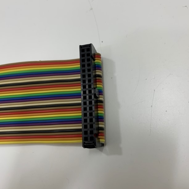 Cáp Bẹ Nhiều Mầu IDC 34 Pin 2.54mm Pitch Flat Ribbon Data Rainbow Color Cable Connector Type A Dài 0.3M