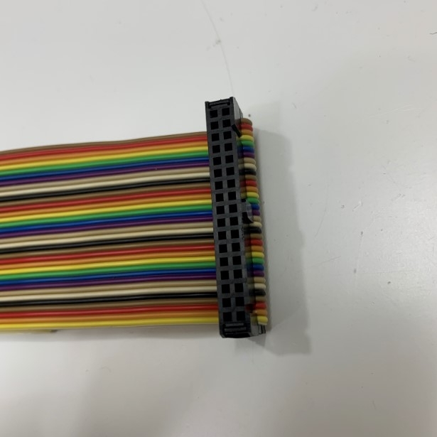 Cáp Bẹ Nhiều Mầu IDC 34 Pin 2.54mm Pitch Flat Ribbon Data Rainbow Color Cable Connector Type A Dài 0.6M