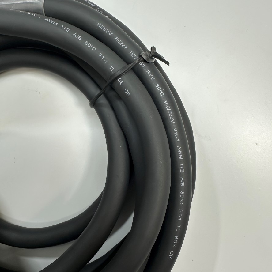 Cáp 4M 13.3ft MR-J4CBL20-CN3-4M For Mitsubishi Servo MR-J Series Communication I/O Flexible Signals Data And Power Shielded Cable MDR 20 Pin Male to 20 Core OD 12mm Black 80℃ 300V 20x0.25mm²