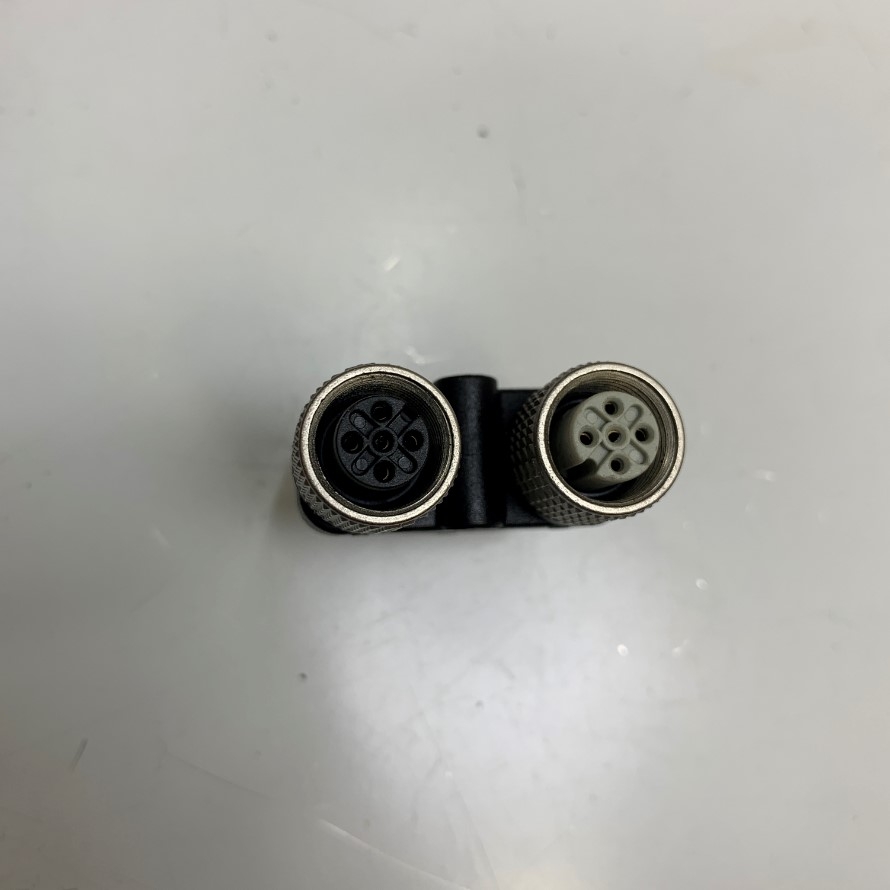 Đầu Jack T-Coupler WDM 6ES7 194-1KA01-0XA0 Siemens Connector M12 A-Code 5 Pin Male to 2x M12 5 Pin Female