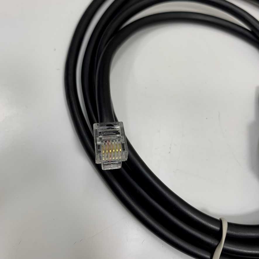 Cáp 1.8M 6ft RS-232C Communication RJ11 RJ12 6 Pin 6P6C to DB9 Male Serial Console Cable For Van Giảm Áp TVA Flow Meter Spirax Sarco witch Computer/PLC
