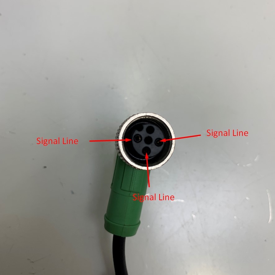 Đầu Jack Original Phoenix Contact Connector M12 A-Code 5 Pin Female (3 Pin Signal Line) Right Angle Plug