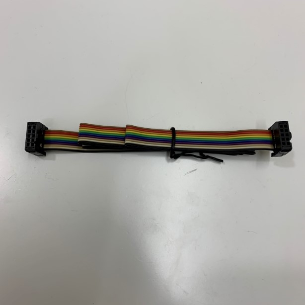 Cáp Bẹ Nhiều Mầu IDC 10 Pin 2.54mm Pitch Flat Ribbon Data Rainbow Color Cable Connector Type A Dài 0.5M