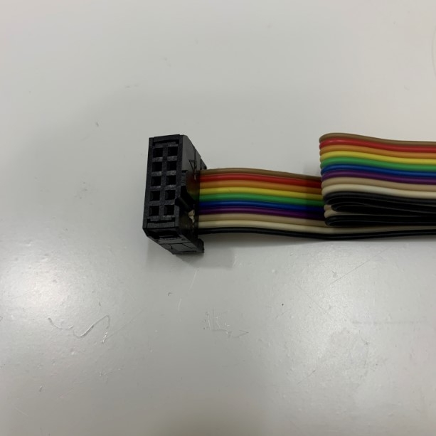 Cáp Bẹ Nhiều Mầu IDC 10 Pin 2.54mm Pitch Flat Ribbon Data Rainbow Color Cable Connector Type A Dài 0.5M