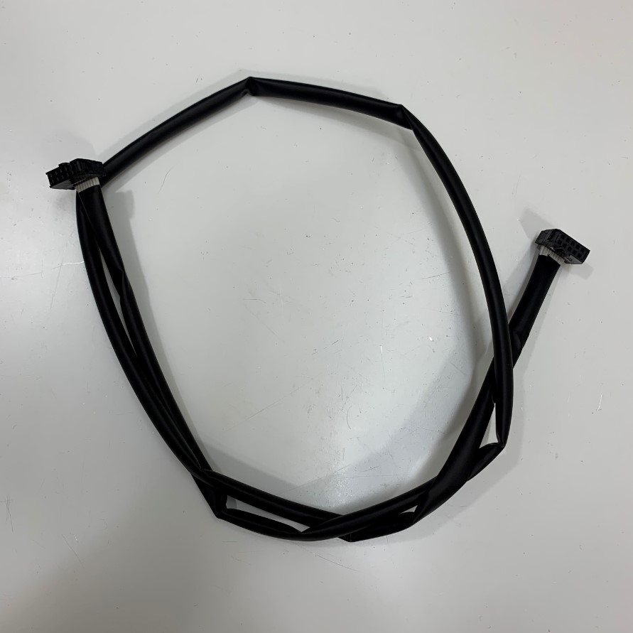 2Pcs 2.54mm Pitch 2x5 Pin IDC Flat Ribbon Cable - 10 Wire, 30cm Length