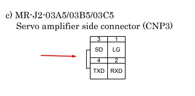 Cáp Lập Trình MR-JRPCATCBL3M Mitsubishi Servo MR-J2-03A5 AC Servo Driver SD180 Programming Cable Length 3M