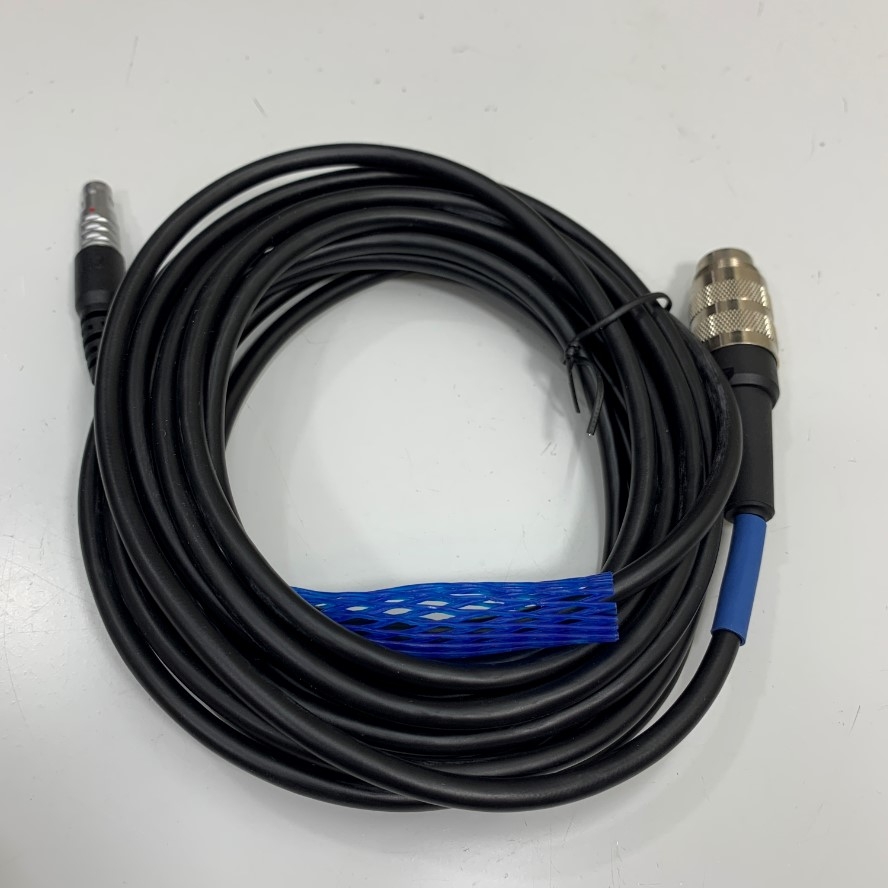 Cáp AISGM8D AISG Male 8 Pin to LEMO FGG 0B4 4 Pin Male Connection Cable Dài 4.5M 15ft