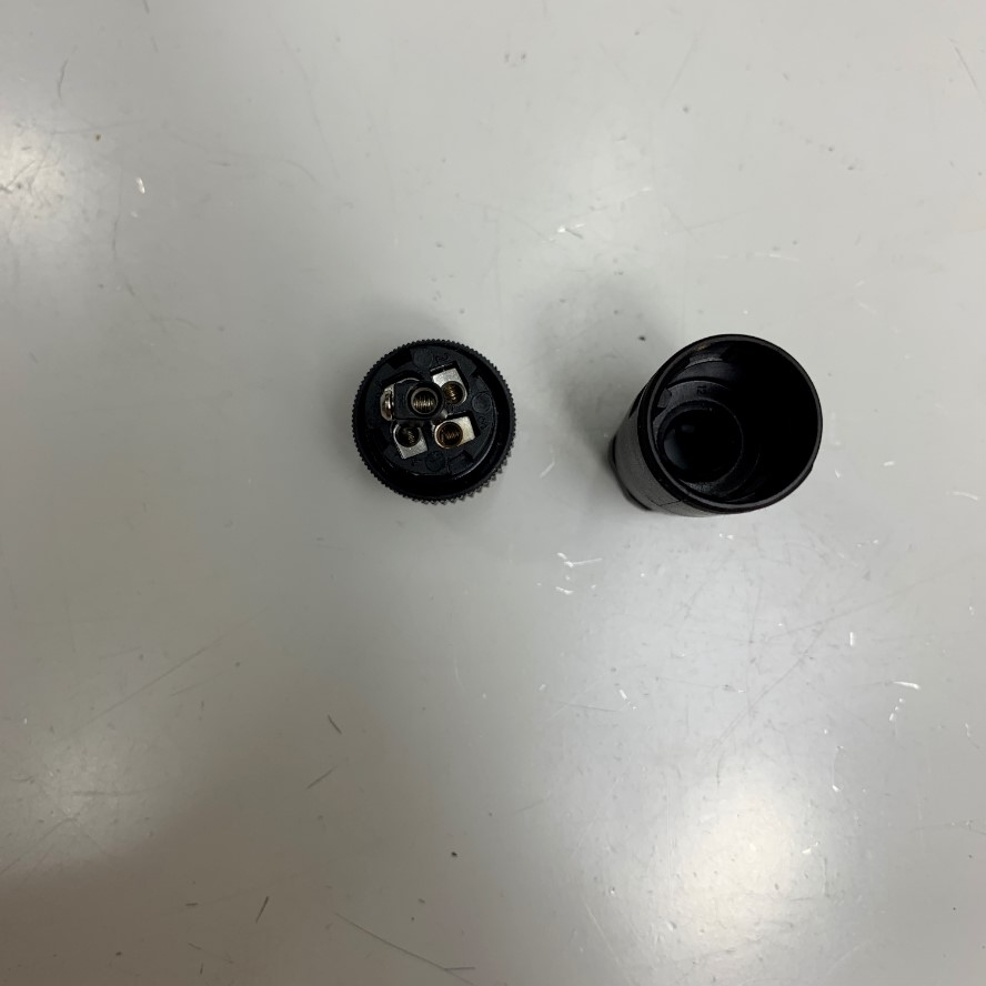 Xiamen Leaka Jack Connector M12 5 Pin Male A-Coded Nickel Plated Screw Terminal Straight For Circular Industrial M12 Connector