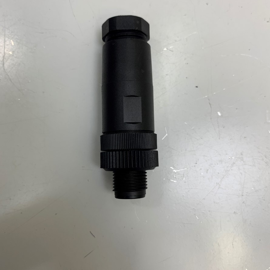 Xiamen Leaka Jack Connector M12 5 Pin Male A-Coded Nickel Plated Screw Terminal Straight For Circular Industrial M12 Connector
