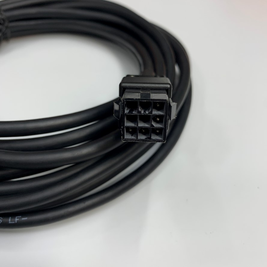 Cáp 30M 100ft Delta Power Encoder Signal Cable ASDBCAEN0030 Connector 1-172161-9 9 Pin to DB9 Male Cable For Delta Servo Drive witch AC Motor Delta