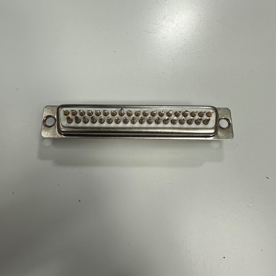 Đầu Jack DDK 17JE-13370-02(D1) DB37 Female D-sub Connector Plug For For industrial Servo Motor, Medical Interface I/O Control, Studio Audio, Data Signal and Power Cable 37 Pin