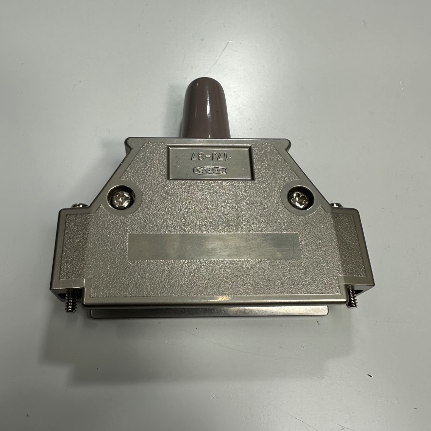 Vỏ Ốp DDK 17J-37 Connector Plug Metal Shell Silver For D-Sub DB37 37 Pin Plastic Hood Cover For DB37 2 Row, HD62 3 Row Hood Kit