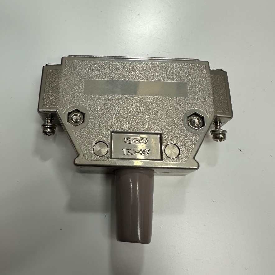 Đầu Jack DDK 17JE-13370-02(D1) DB37 Female + DDK 17J-37 Connector Plug Metal Shell Silver For industrial Servo Motor I/O Controller Cable, Medical Interface I/O Control Cable