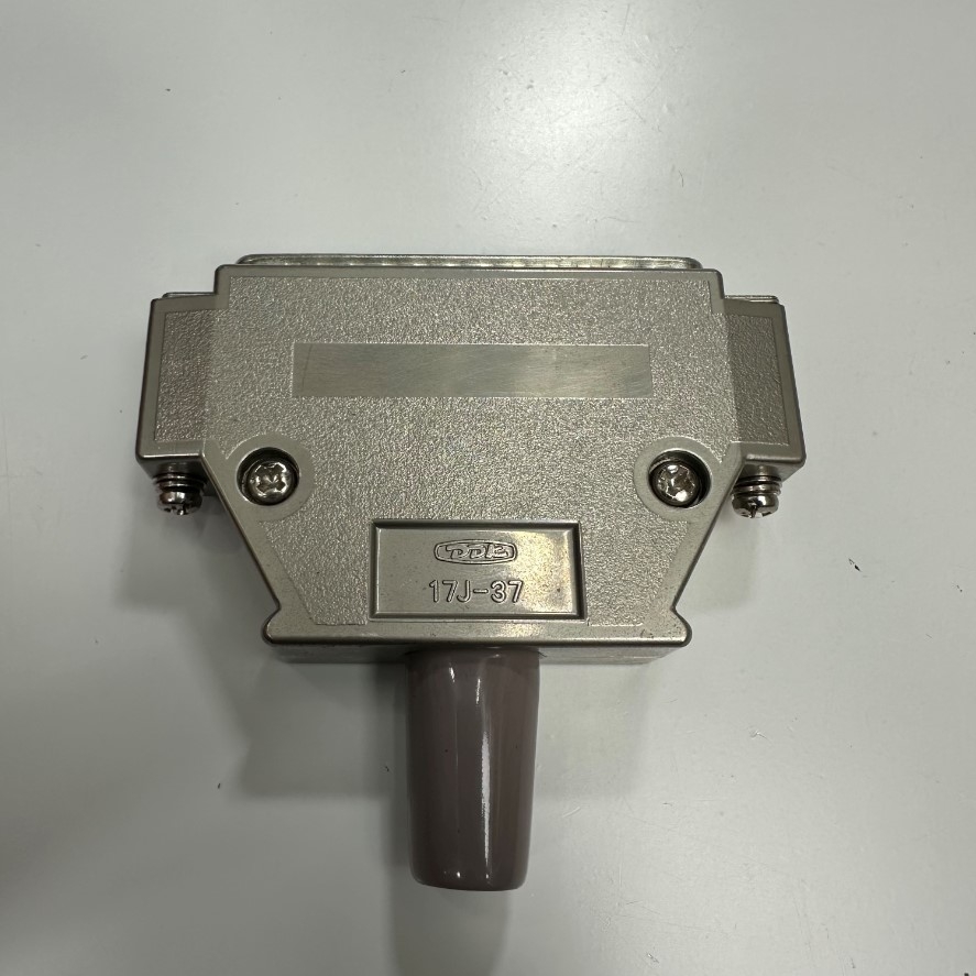Đầu Jack DDK 17JE-23370-02(D1) DB37 Male + DDK 17J-37 Connector Plug Metal Shell Silver For industrial Servo Motor I/O Controller Cable, Medical Interface I/O Control Cable