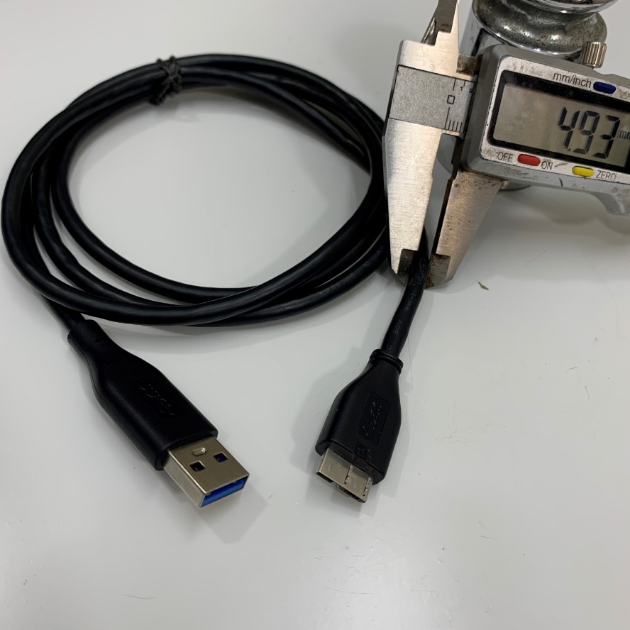 Cáp USB 3.0 Type A to Type Micro-B Data Cable 4.3Ft Dài 1.3M For FLIR Blackfly Industrial USB 3.0 Camera and Computer Desktop, Laptop