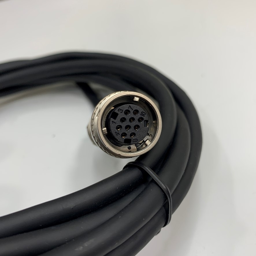 Cáp OEM Mitsubishi Encoder Cable MR-J3ENSCBL5M-L/H Dài 5M 17ft For Mitsubishi Servo Drive Motor MR-J3 MR-J4 Cable in China