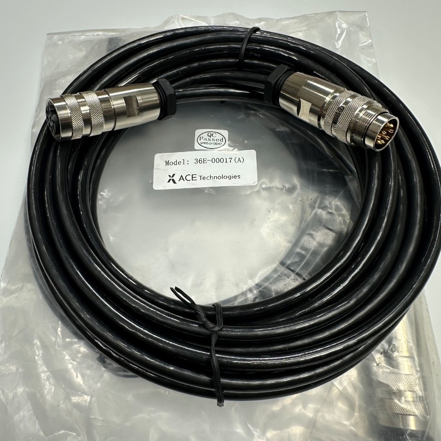 Cáp 5M 17ft Cable AISG M16 8 Pin Male to Female ACE Technologies 36E-00017(A) For RET Control Cable MCU to RCU Antenna Line Devices
