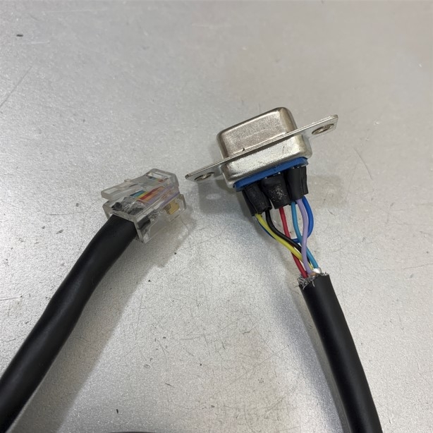 Cáp Lập Trình Keyence OP-226486 Dài 1.8M Cable RS232 Communication RJ12 6 Pin 6P6C to DB9 Female
