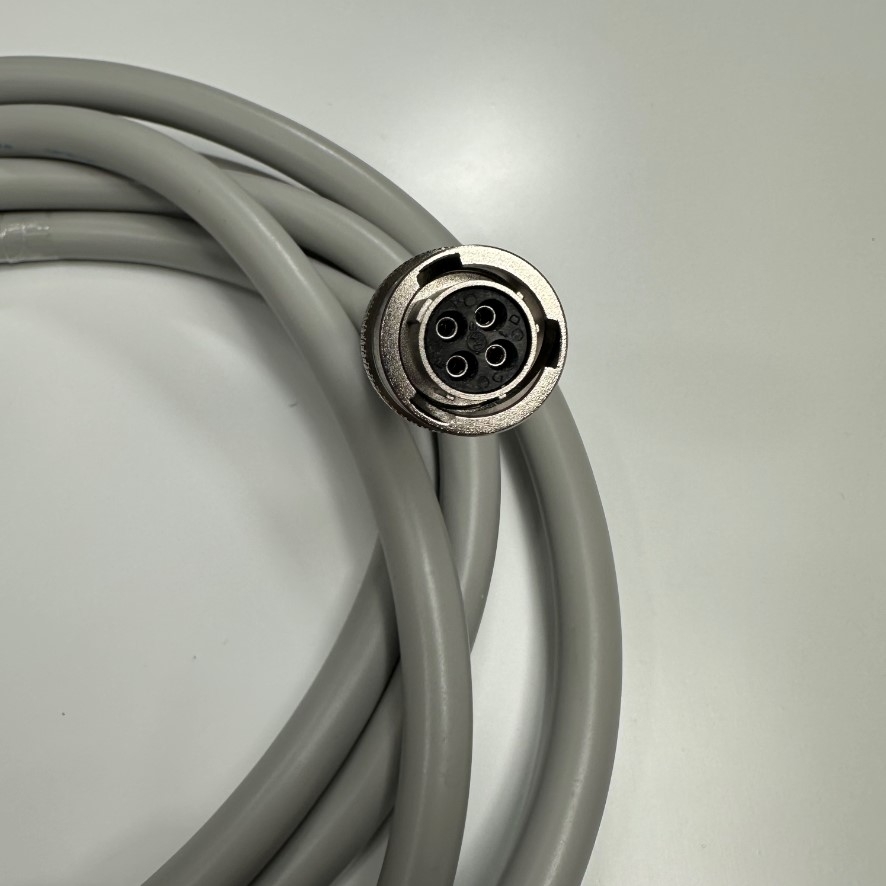 Cáp 3M 10ft CR800 ACIN CABLE BKO-FA1006H03 Connector Amphenol RT06104SNH 4 Pin Female to 4 Core Terminal For Mitsubishi Industrial Robot RV-FR Series ACIN Cable RV-13FRL-D PL1915R01