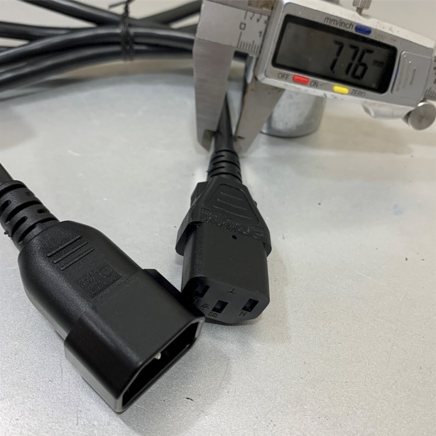 Dây Nguồn CISCO 37-0994-02 Dài 2M For Computer Server Cable Power Cable C13 to C14 10A 250V 3x1.04mm² 17AWG OD 7.7mm Cabinet Rack
