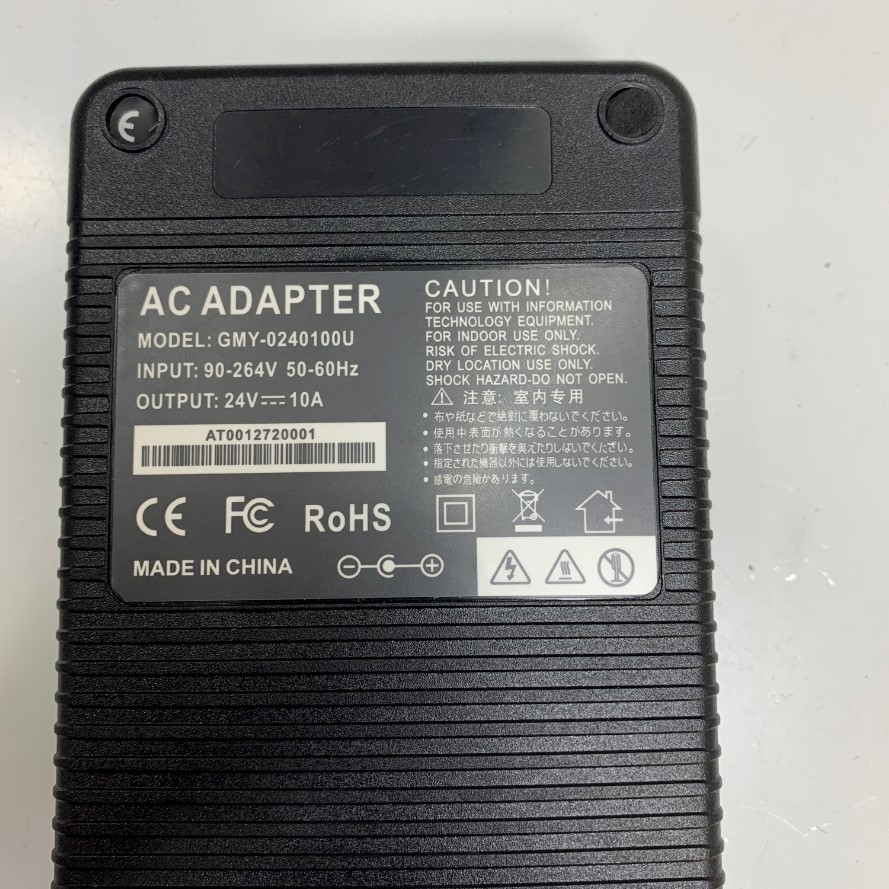 Adapter 24V 10A 240W GMY-0240100U Connector Tip Size 5 Pin Female For Màn Hình Phòng Mổ Và Nội Soi ADVAN AMM240WTD LCD Color Medical Monitor Synergy Medical