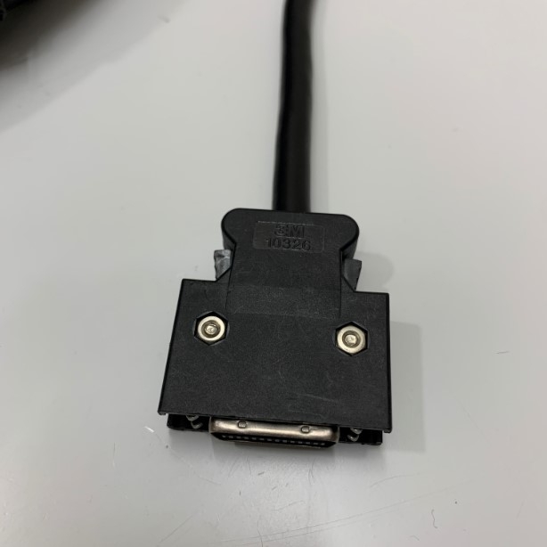 Cáp MR-TBNATBL10M Dài 10M For Mitsubishi J4/J3 I/O Servo Drive Communication Cable SCSI MDR 26 Pin Male to Male