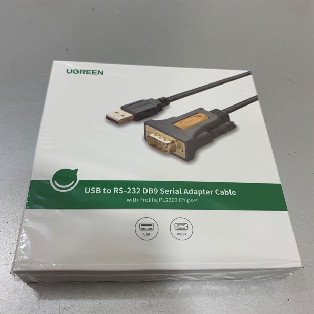 Cáp Chuyển Đổi USB 2.0 to RS232 3M Ugreen 20223 Adapter With Prolicfic PL2303GT Chip Cable For Cashier Register,Industriual Machinery,CNC, Sysmex XS Series