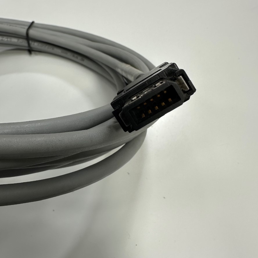 Cáp 6M 20ft YC-MRJ4-PSLH080-NH-6.0M-H E69001L Cabel Connector SM-10P 10 Pin Plug to DB9 Female Metal Cover Shell For Mitsubishi Amplifie MR-J4 Series Servo Encoder Cable
