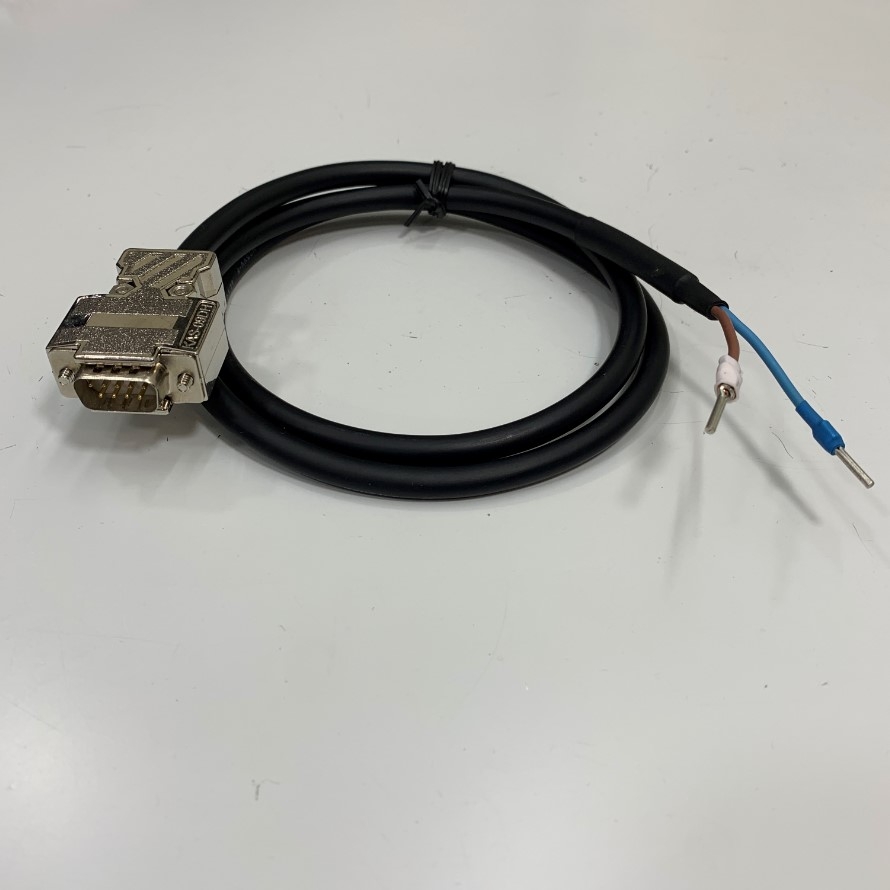 Cáp 1MRS120539 RS-485 SPA Bus Cable Metal Connector Gold DB9 Male to 2 Terminal Module Dài 1.5M 5ft For ABB Relays SPA-ZC 302 With ABB REF 54x Single SPA Slave