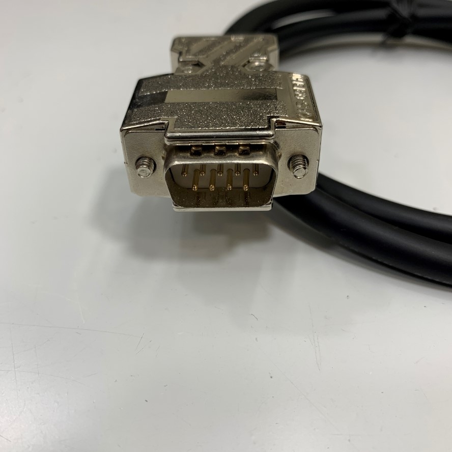Cáp 1MRS120539 RS-485 SPA Bus Cable Metal Connector Gold DB9 Male to 2 Terminal Module Dài 1.5M 5ft For ABB Relays SPA-ZC 302 With ABB REF 54x Single SPA Slave