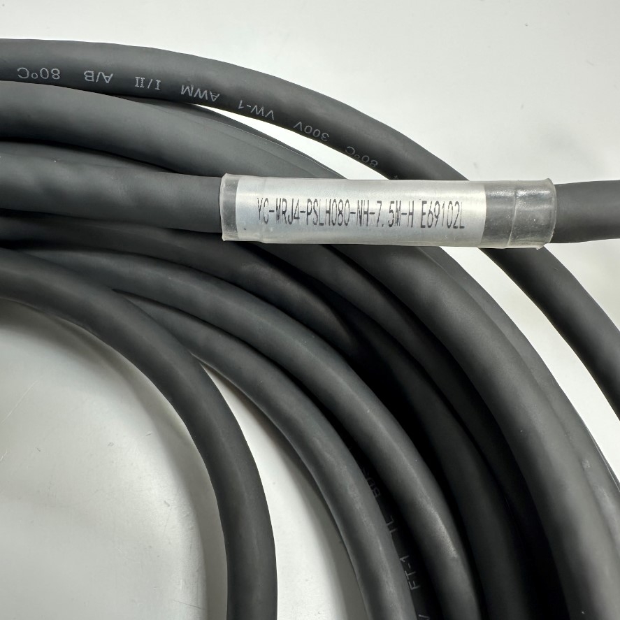 Cáp 7.5M 25ft YC-MRJ4-PSLH080-NH-7.5M-H E69102L Cabel Connector SM-10P 10 Pin Plug to DB9 Female For Mitsubishi Amplifie MR-J4 Series Servo Encoder Cable