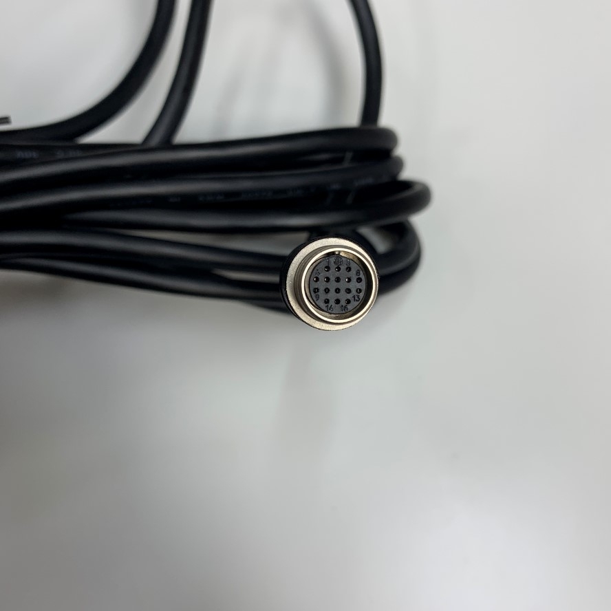 Cáp 3M 10ft Cable Hirose HR25-9TP-16P 16 Pin Male to HR25-9TJ-16S 16 Pin Female Connector Plug Socket 16 Pin For Keyence Basler AVT CCD Industrial Camera