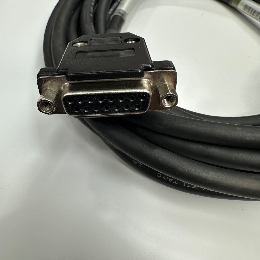Cáp 5M 17ft YC-MRJ4-ABA50M-NH-5.0M-H Cabel Connector SM-10P 10 Pin Plug to DB15 Pin Female D-Sub For Mitsubishi Amplifie MR-J4 Series Servo Encoder Cable