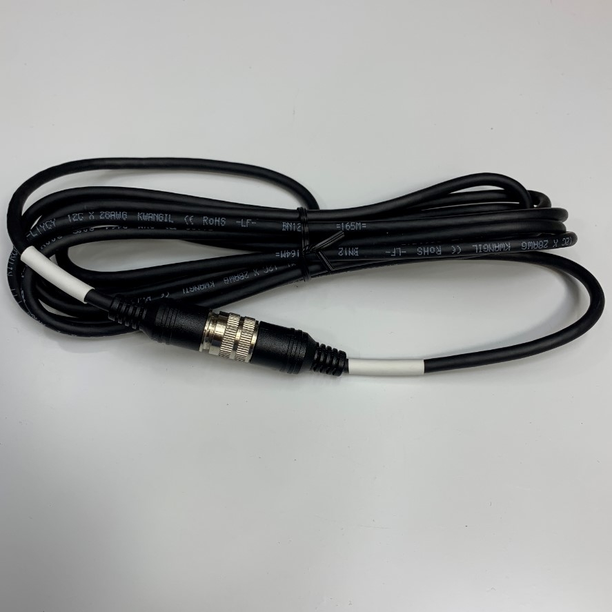 Cáp 3M 10ft Cable Hirose HR10A-10WTP-12P(73) 12 Pin Male to HR10A-10TR-12S(73) 12 Pin Female Connector Plug Socket 12 Pin For Keyence Basler AVT CCD Industrial Camera