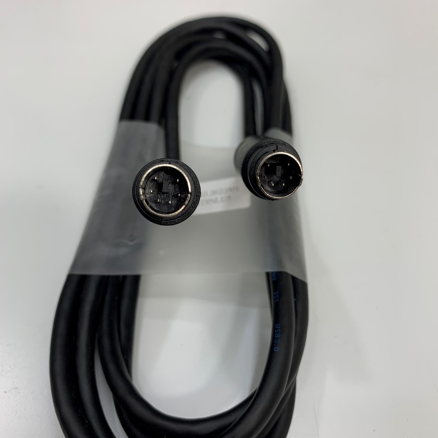 Cáp KYORITSU 7199 OUTPUT CABLE FOR 8129-03 A11004323 Mini Din 6 Pin Male to Male 5FT Dài 1.5M