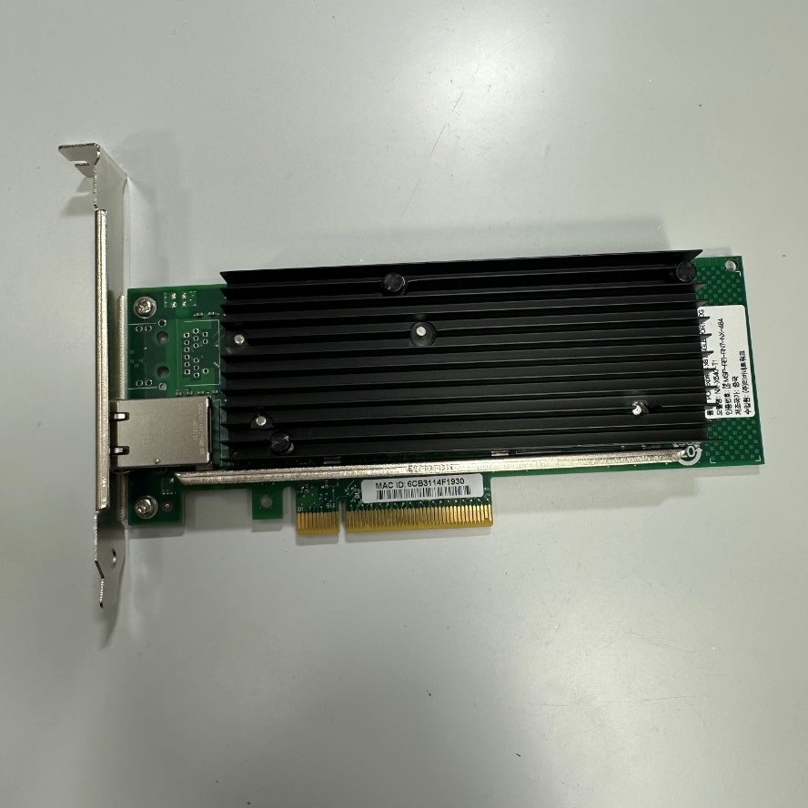 Card Mạng Intel X540-T1 with 10Gb Ethernet PCI Express X8 Single RJ45 Port LAN Adapter For Servers & Workstations Support Windows Server/Windows/Linux/ESX