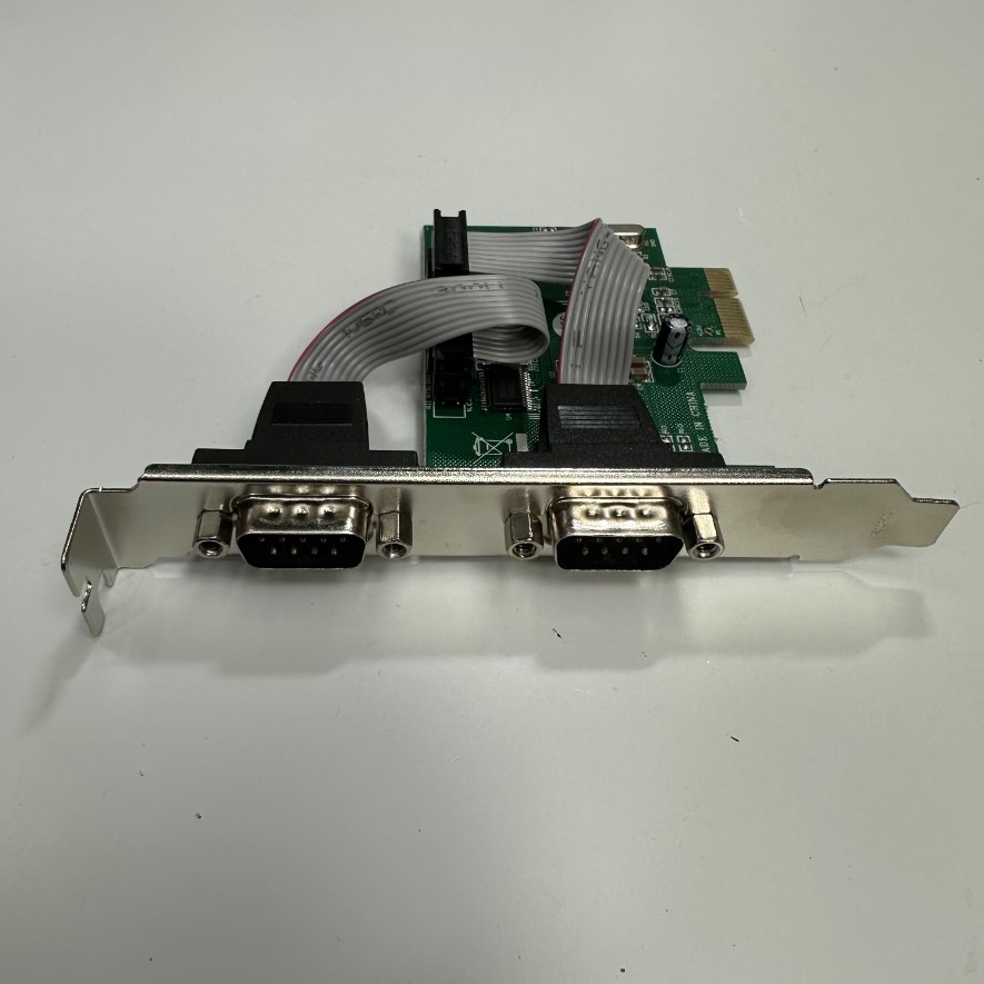 Card Chuyển Đổi MSIP-REI-KWN-P002A 2 Port PCI Express Serial Interface Dual Port PCIe to RS232 DB9 Serial PnK P002A