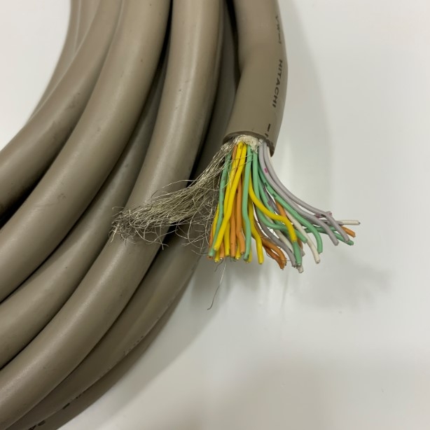 Cáp Tín Hiệu Chống Nhiễu HITACHI 18PR 36 Core x 0.15mm² E41447-HCV STYLE 2464 VW-1 LF OD 11.3mm 1 Meter For Servo Drive